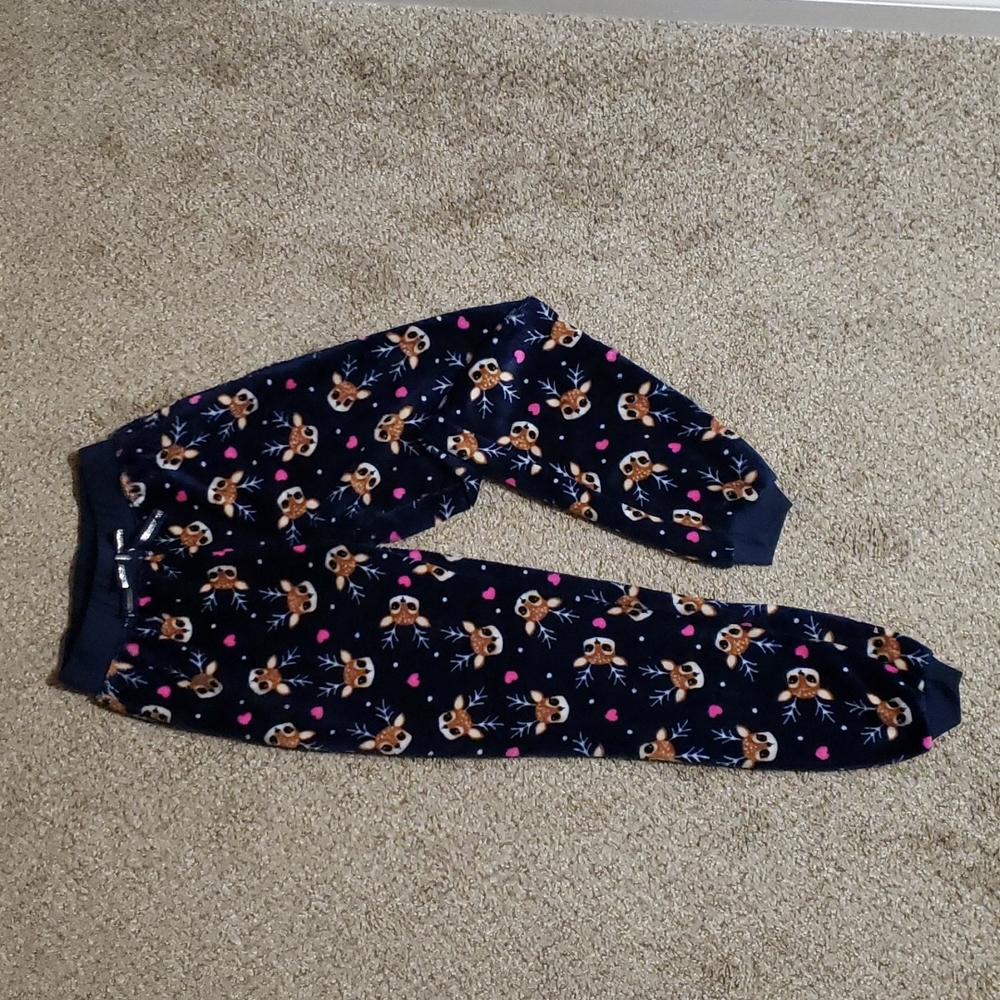 Reindeer Jelli Fish Kids Pajama pant girl size 14/16 XL